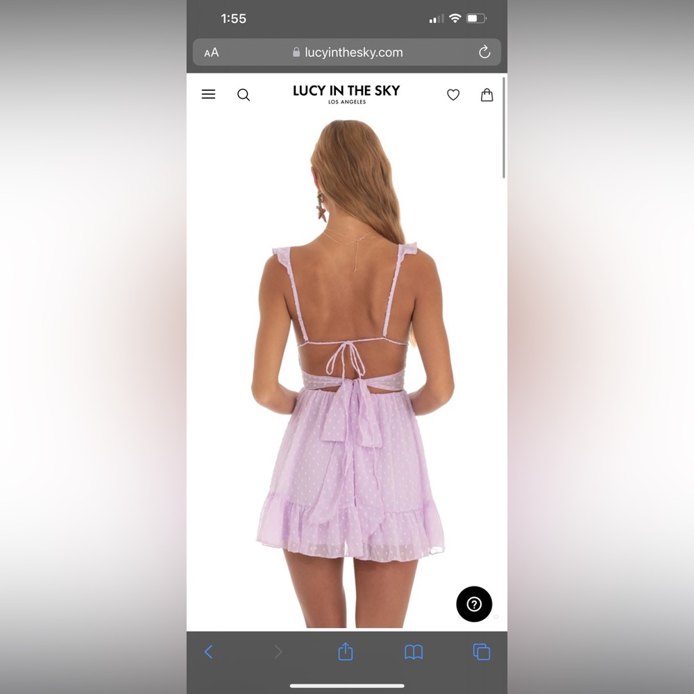 Purple Lucy In The Sky Dress - Gem